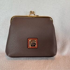 Dooney & Bourke Brown Leather Framed Purse